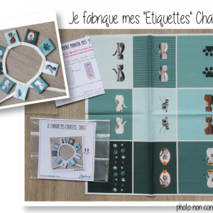 Etiquettes chats kit