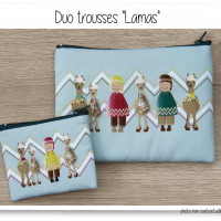 Kit duo trousse lamas 2