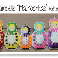 Kit ribambelle matriochkas 2