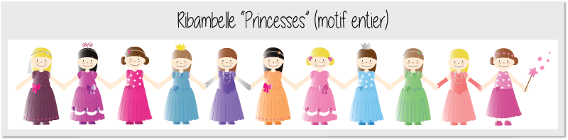 Kit ribambelle princesses