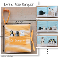 Livre tissu banquise