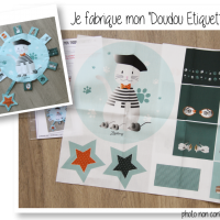 Photo kit doudous etiquettes chat