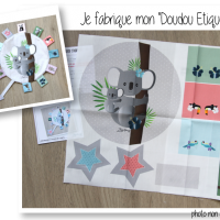 Photo kit doudous etiquettes koalas