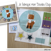 Photo kit doudous etiquettes renard