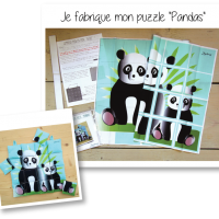 Photo kit puzzle pandas 2