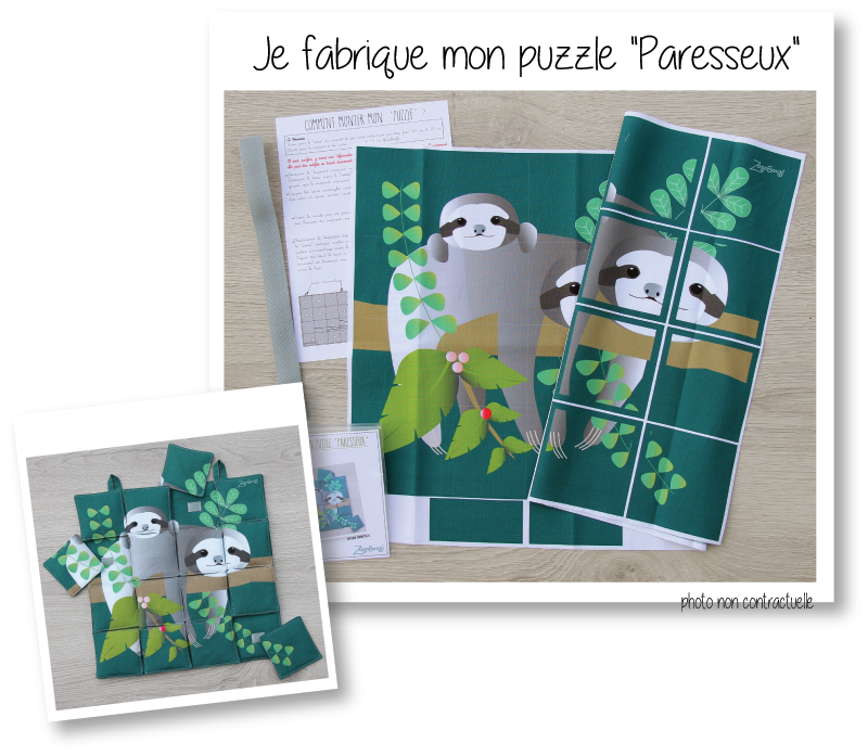 Photo kit puzzle paresseux