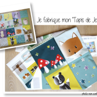 Photo kit tapis de jeu foret