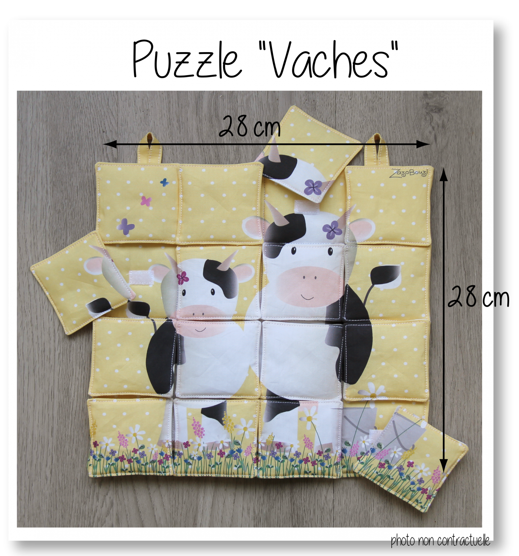 Photo puzzle vaches